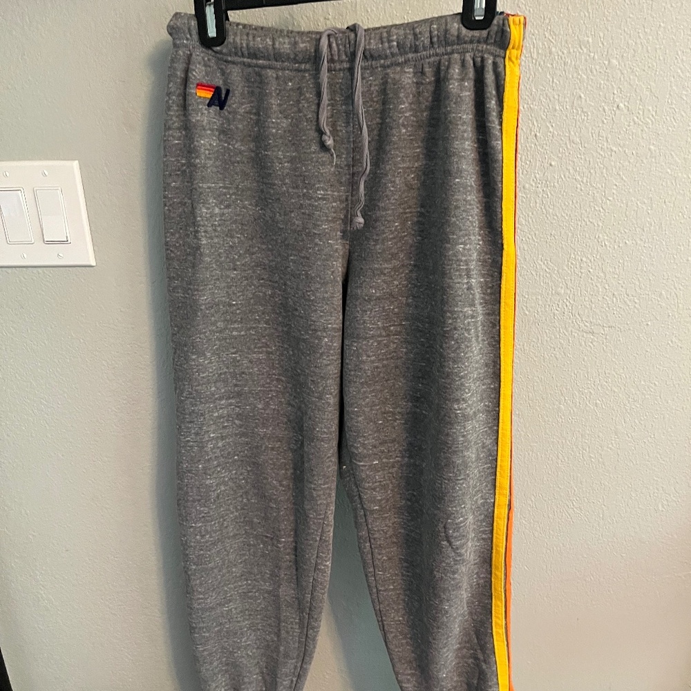 Aviator Nation 5 Stripe Sweatpants - M